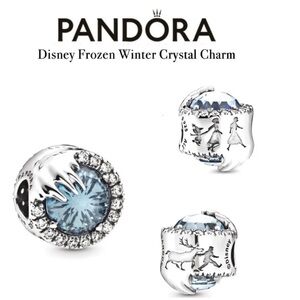 PANDORA Disney Frozen Winter Crystal Charm w/box